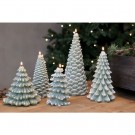  Stearinlys juletre m. glitter thumbnail