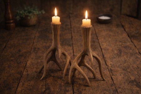 Lysestake reinsdyrhorn